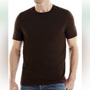 St Johns Bay St Johns Bay Short Sleeve Legacy Tee in a Rich chocolate brown